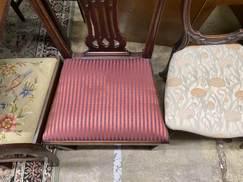 A Regency carver and two other chairs